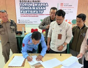 Bentuk Forum Warga Pengawasan Partisipatif, Panwaslu Baleendah Bandung MoU dengan Elemen Masyarakat