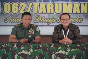 Terima Tim Sosialisasi, Pasi Bakti TNI Siterrem 062/Tarumanagara : Layanan Laparoskopi dari RSU Syifa Medina