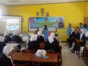 DPD GANNA Kabupaten Bekasi Berikan Penyuluhan Bahaya Narkoba di SMPN 4 Cikarang Barat