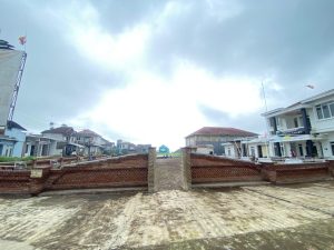 Terus Genjot Pembangunan, Desa Sarimukti Pasirwangi Garut Bangun Altar dan Ruang Terbuka Hijau