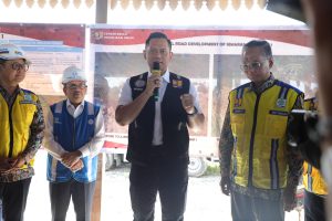 Peninjauan Proyek Jalan Tol Semarang-Demak Seksi I, Menko AHY: Inovasi dan Komitmen Infrastruktur Nasional