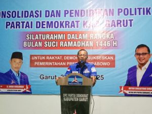 Berikan Pendidikan Politik, Kepala BPOKK DPD Demokrat Jawa Barat Ajak Kader dan Pengurus untuk Sukseskan Program Bupati dan Wakil Bupati Garut