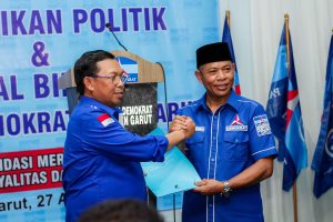 Apresiasi Halal Bihalal di DPC Demokrat Garut, Bupati Syakur Sebut Simbolis Aset Partai bentuk Komitmen dan Keseriusan