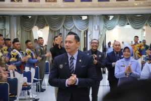 Beri Pembekalan di AAU, Menko AHY: Pembangunan Infrastruktur Memperkuat Pertahanan Negara